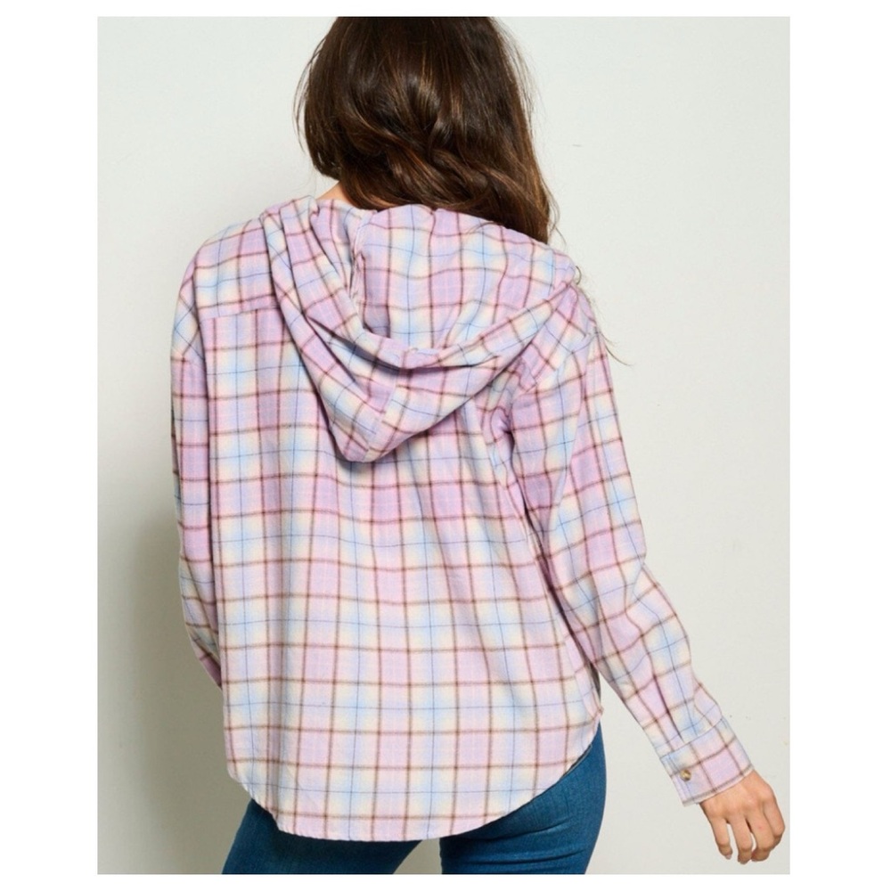 $20 start 121 2 LEFT 🎅🏻BUTTON UP HODDIE PLAID
TOP - Picture 4 of 6
